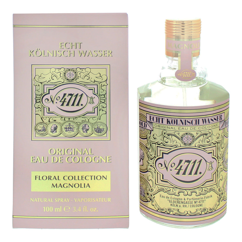 Mäurer & Wirtz 4711 Floral Collection Magnolia Eau de Cologne 100ml Spray - Glow Empire