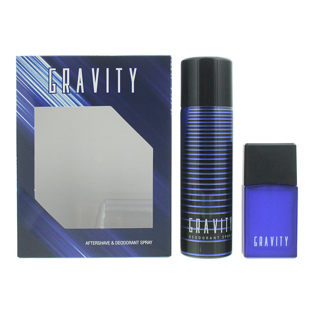 Coty Gravity Gift Set 30ml Aftershave + 120ml Deodorant - Glow Empire