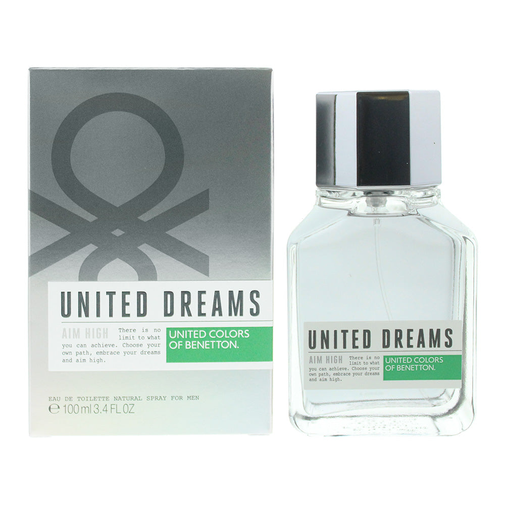 Benetton United Dreams Men Aim High Eau de Toilette 100ml Spray - Glow Empire