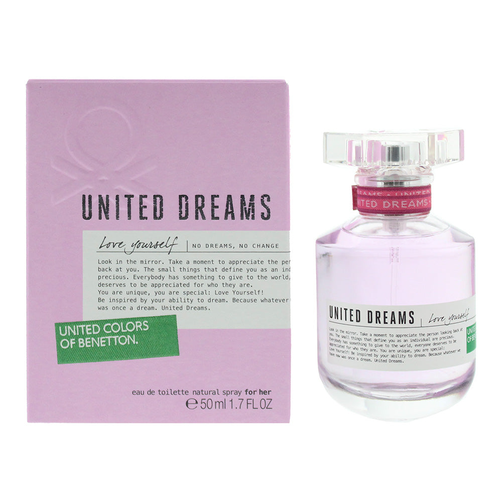 Benetton United Dreams Love Yourself Eau de Toilette 50ml - Glow Empire