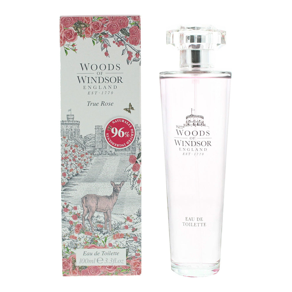 Woods of Windsor True Rose Eau de Toilette 100ml Spray - Glow Empire
