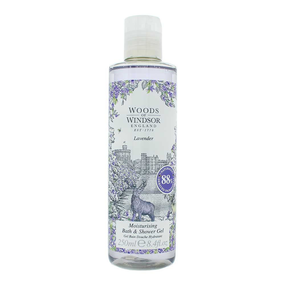Woods of Windsor Lavender Bath & Shower Gel 250ml - Glow Empire
