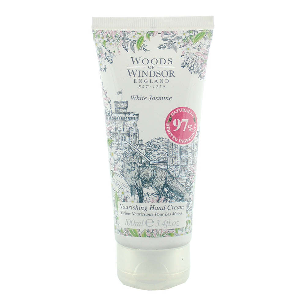 Woods Of Windsor White Jasmine Hand Cream 100ml - Glow Empire