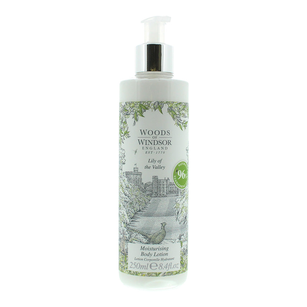 Woods of Windsor Lily of the Valley Moisturising Body Lotion 250ml - Glow Empire
