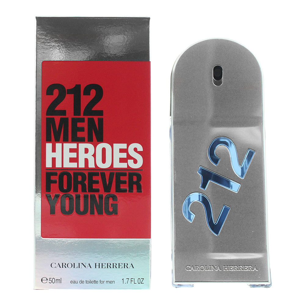 Carolina Herrera 212 Men Heroes Forever Young Eau de Toilette 50ml - Glow Empire
