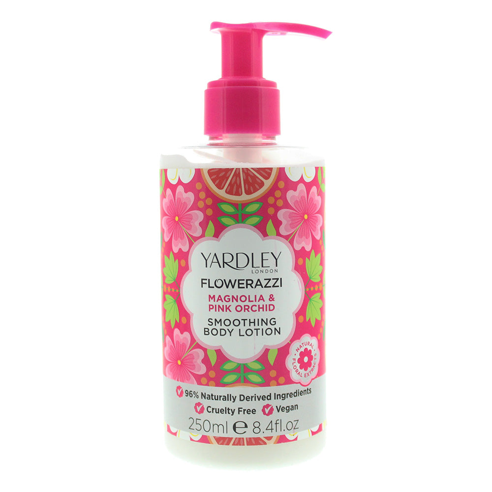 Yardley Flowerazzi Magnolia & Pink Orchid Body Lotion 250ml - Glow Empire