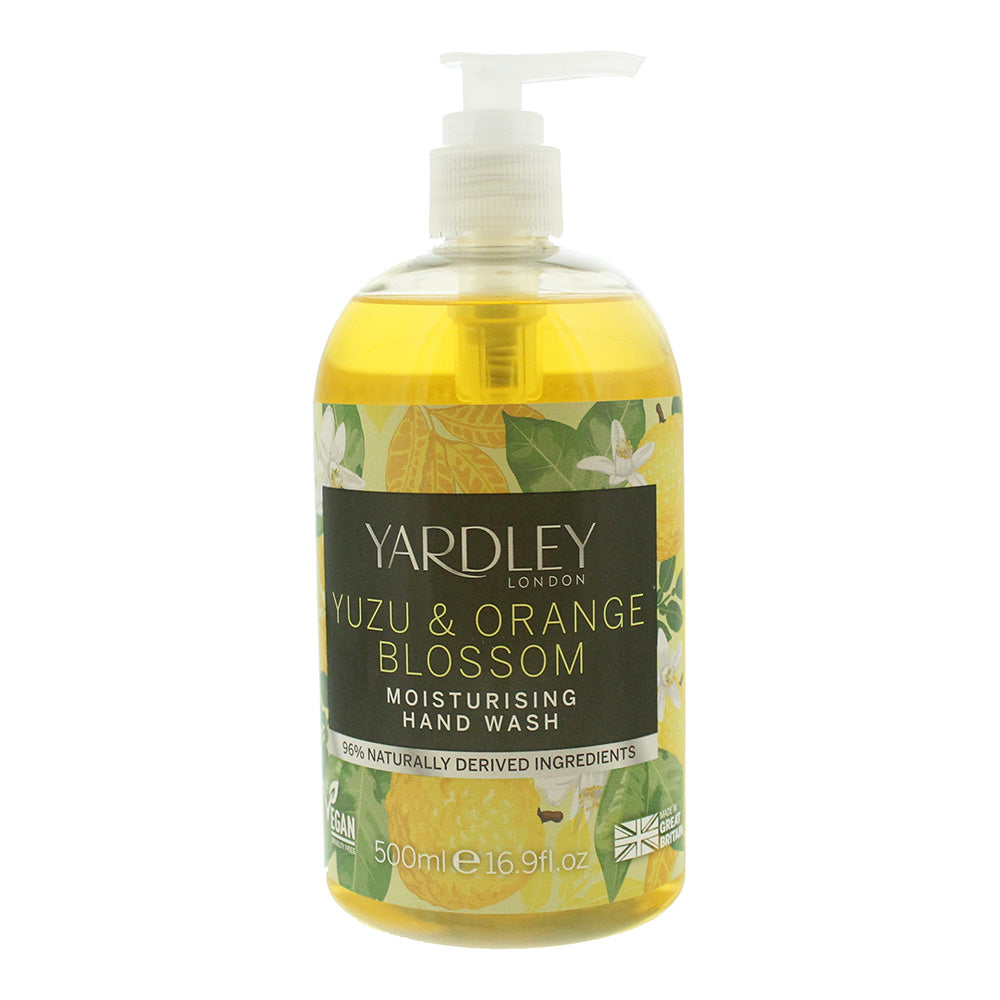 Yardley Yuzu Orange Blossom Botanical Hand Wash 500ml - Glow Empire