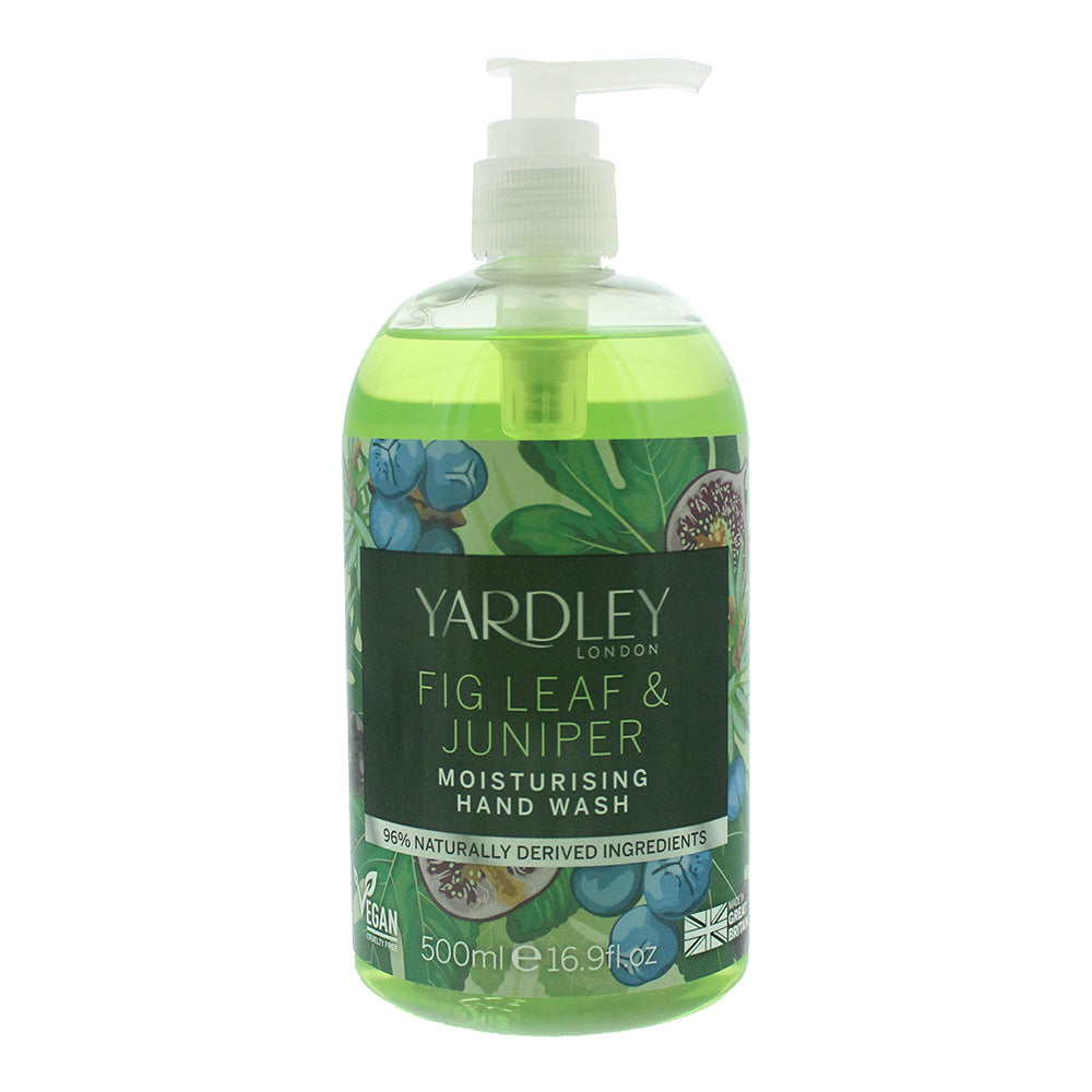 Yardley Fig Leaf & Juniper Milk Botanical Hand Wash 500ml - Glow Empire