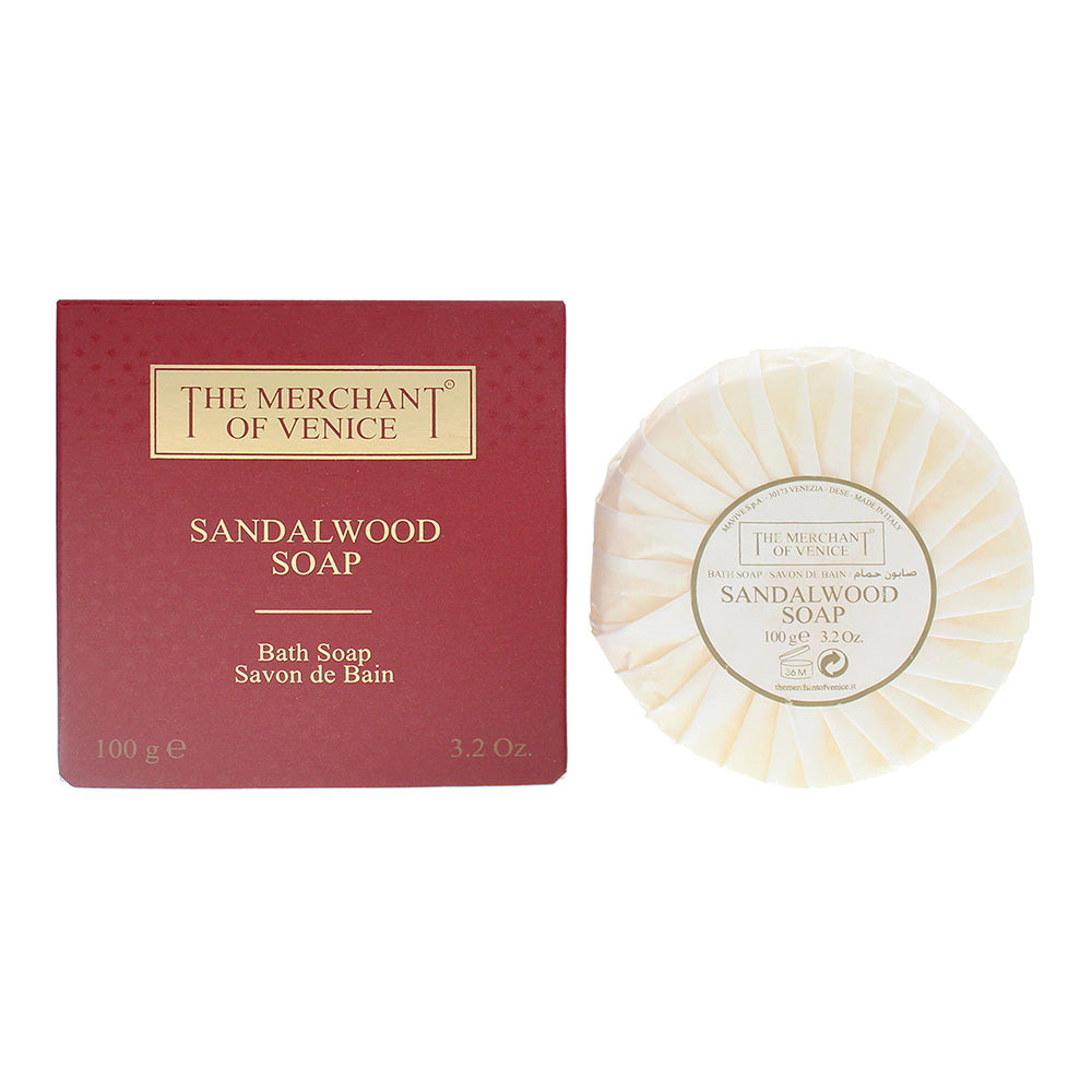 The Merchant of Venice Sandalwood Soap 100g - Glow Empire