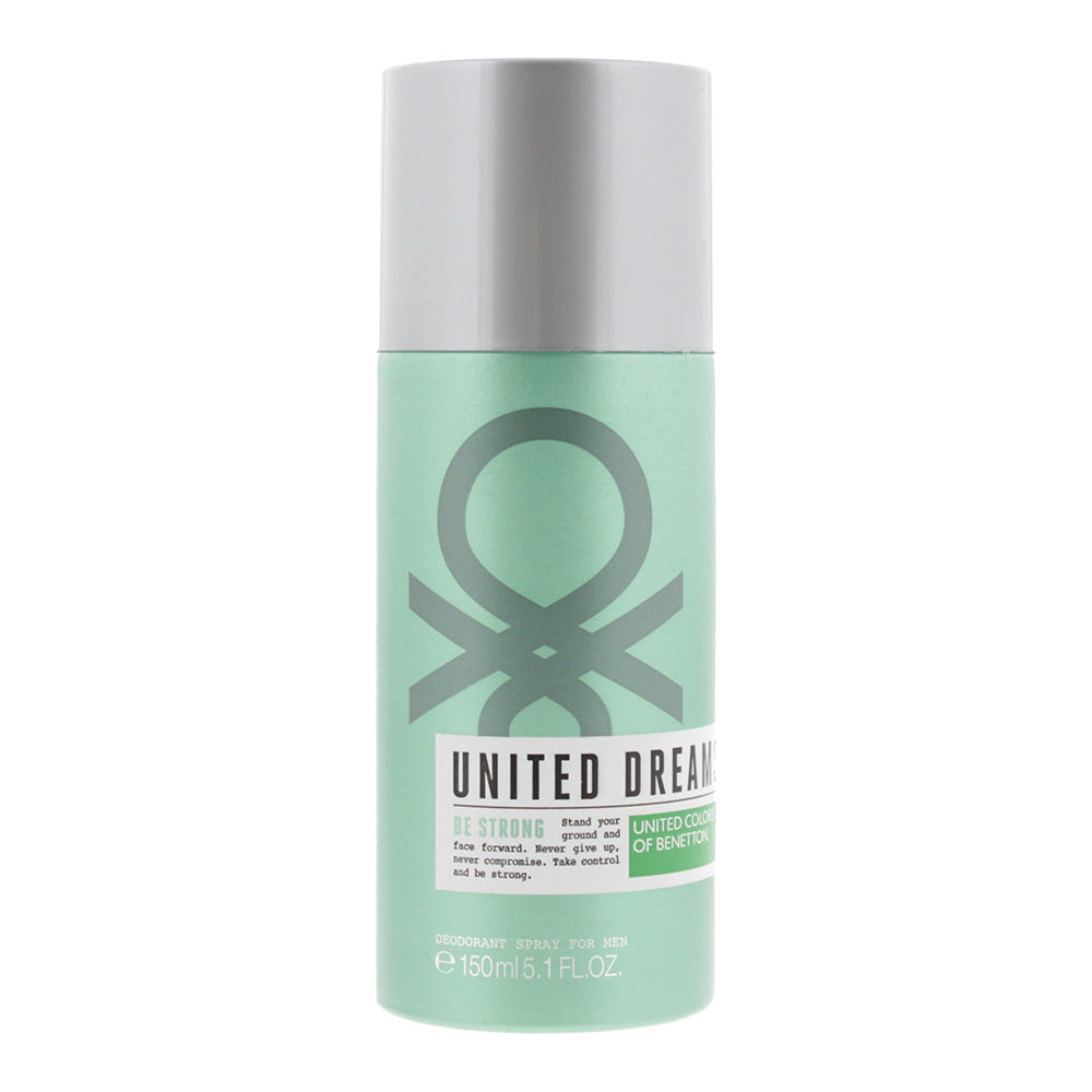 United Colors of Benetton United Dreams Be Strong Deodorant Spray for Men 150ml - Glow Empire