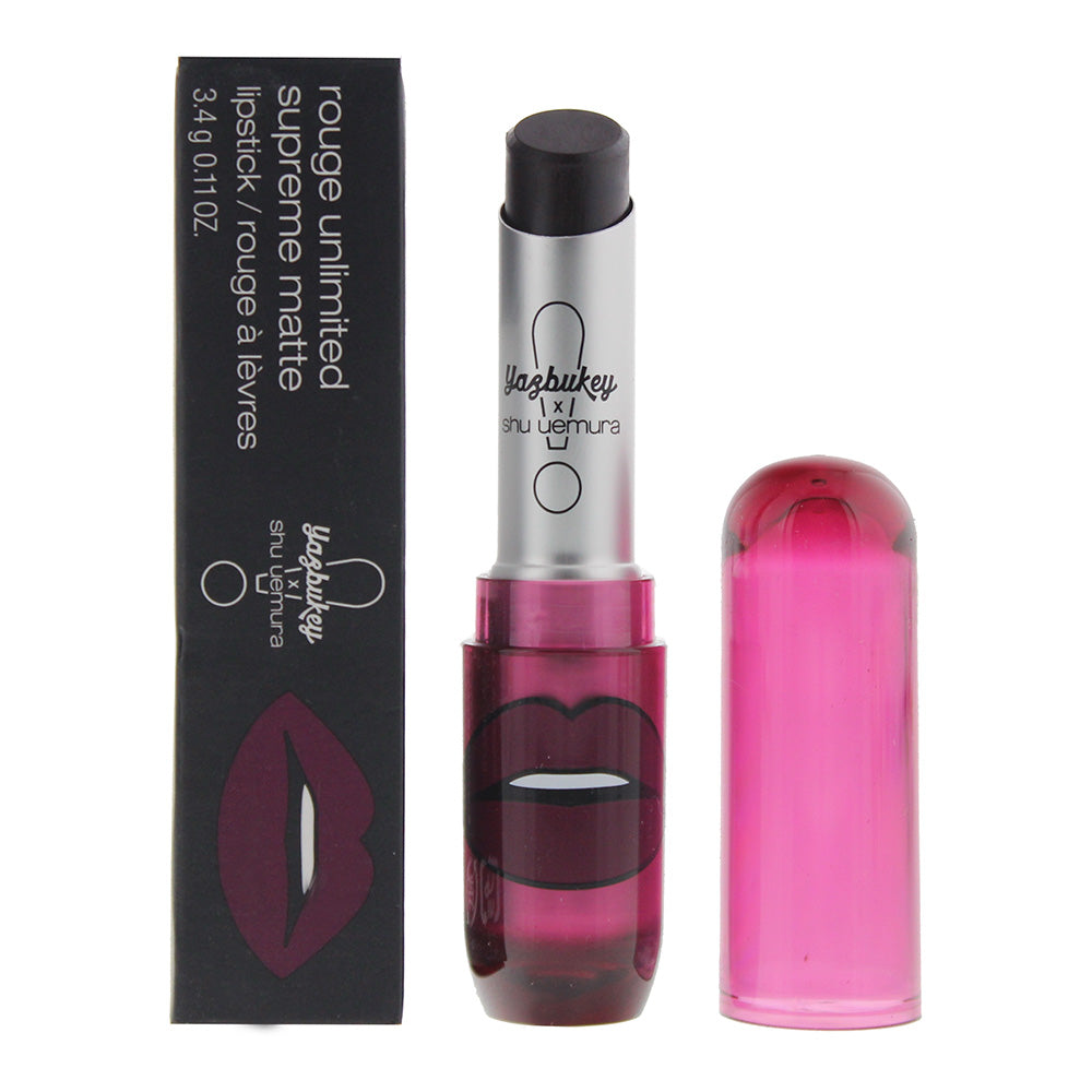 Shu Uemura x Yazbukey Rouge Unlimited Supreme Matte Lipstick 3.4g - Grape Jam - Glow Empire