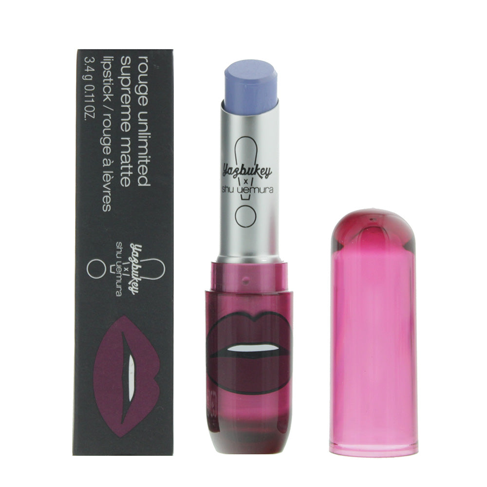 Shu Uemura x Yazbukey Rouge Unlimited Supreme Matte Lipstick 3.4g - Powder Blue - Glow Empire