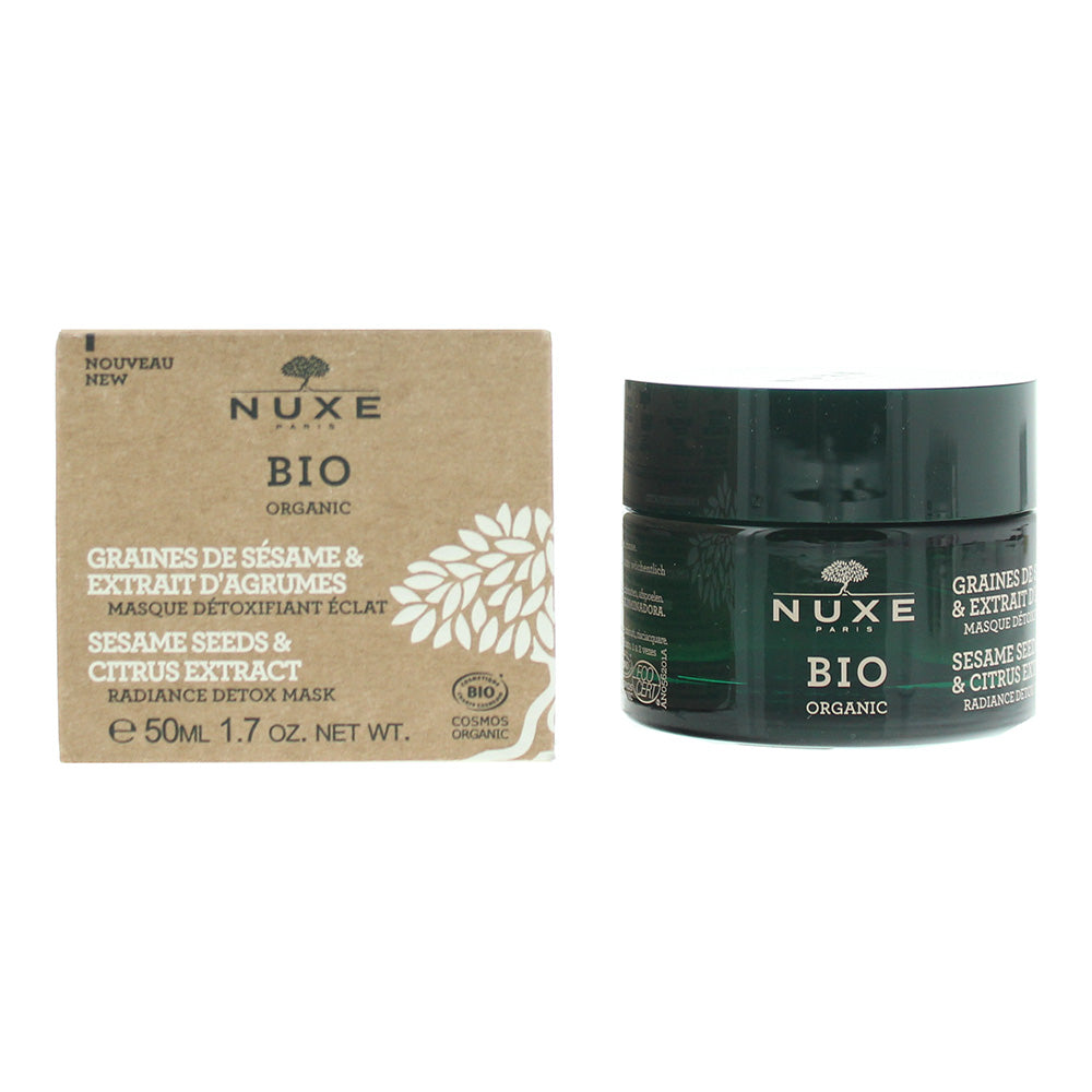 Nuxe Bio Organic Sesame Seeds Citrus Extract Radiance Detox Mask 50ml - Glow Empire