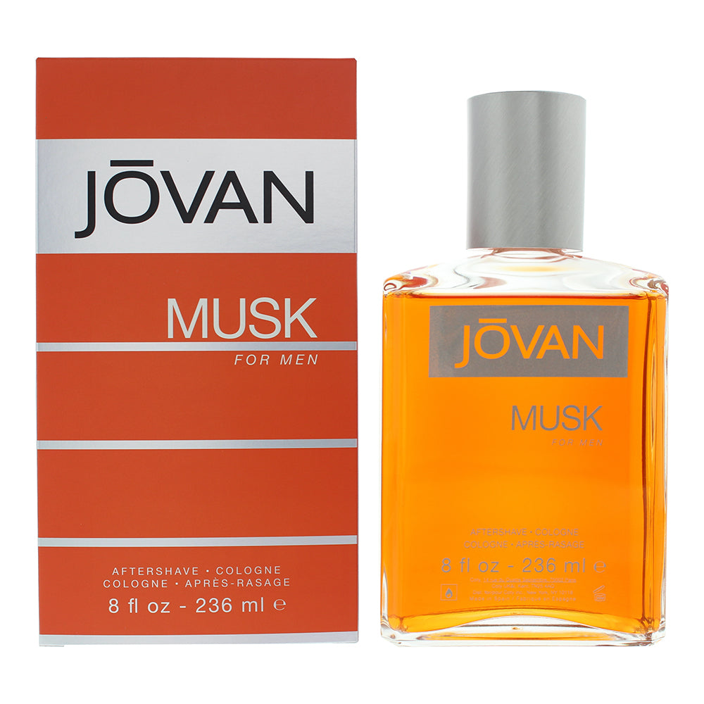 Jovan Musk For Men Aftershave Cologne 236ml Splash - Glow Empire