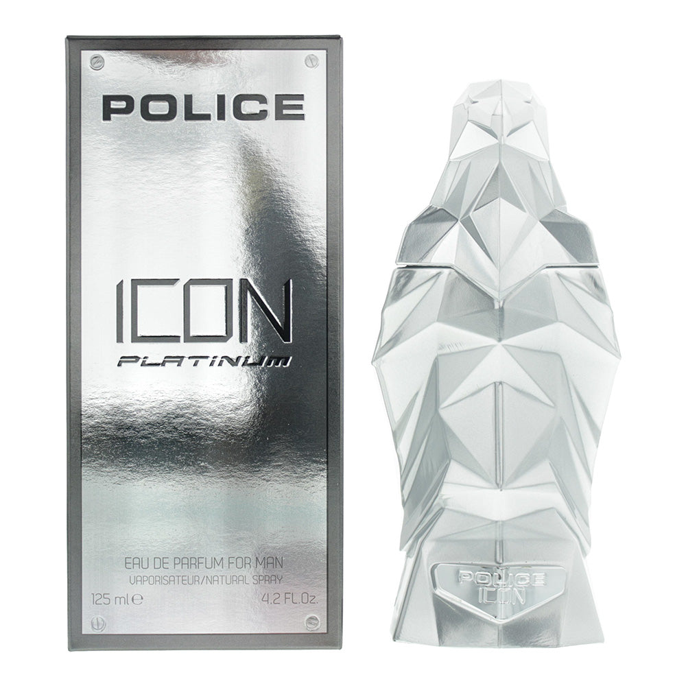 Police Icon Platinum Eau de Parfum 125ml Spray - Glow Empire