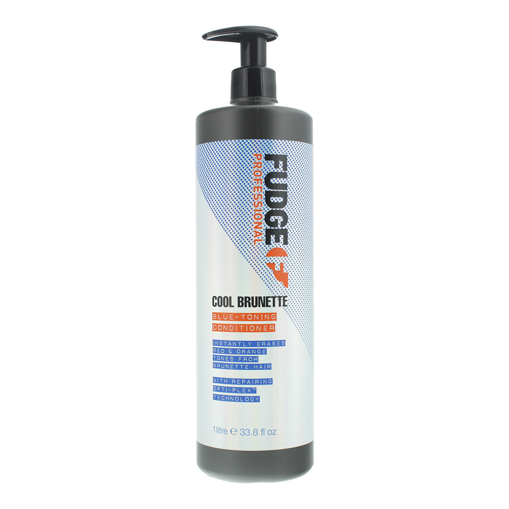 Fudge Professional Cool Brunette Blue Toning Conditioner 1000ml - Glow Empire
