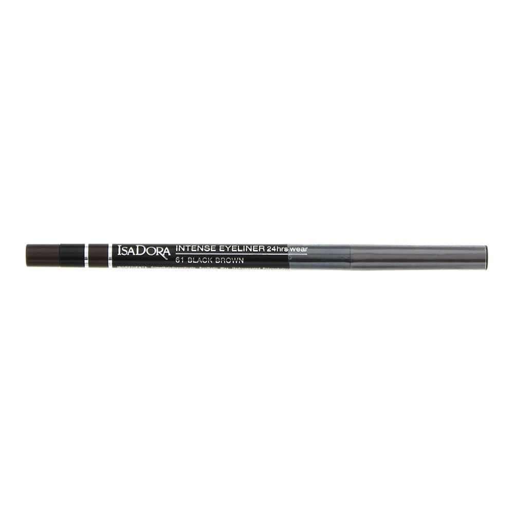 IsaDora Intense Eyeliner 24h Wear 0.35g - 61 Black Brown - Glow Empire