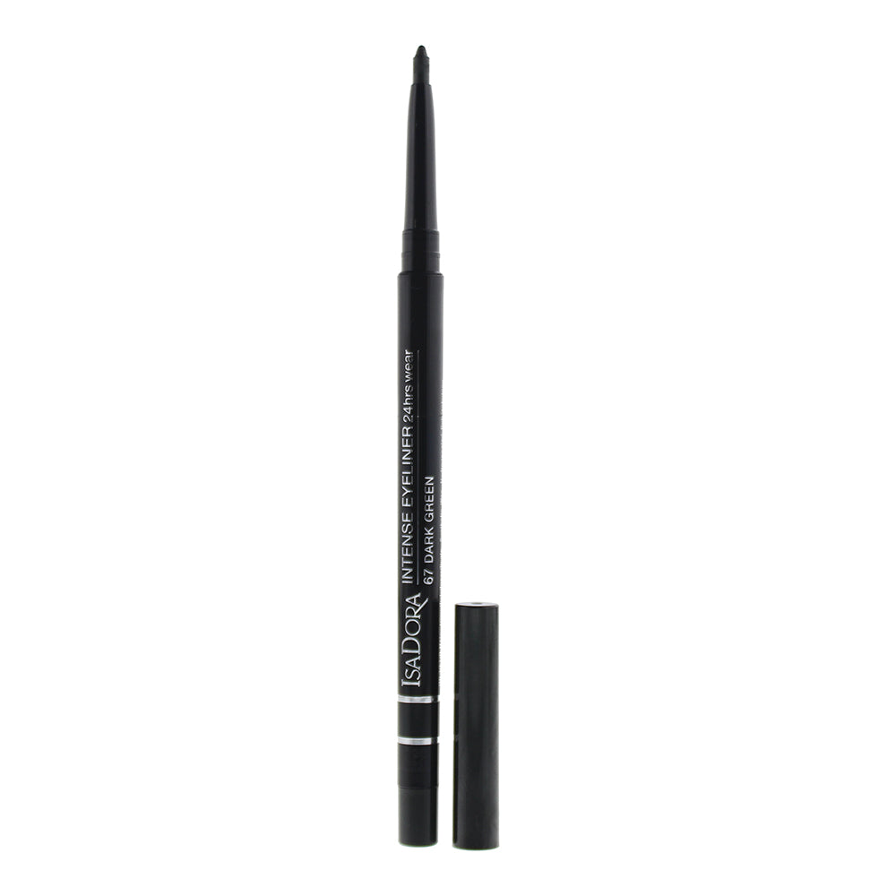 IsaDora Intense Eyeliner 24h Wear 0.35g - 67 Dark Green - Glow Empire