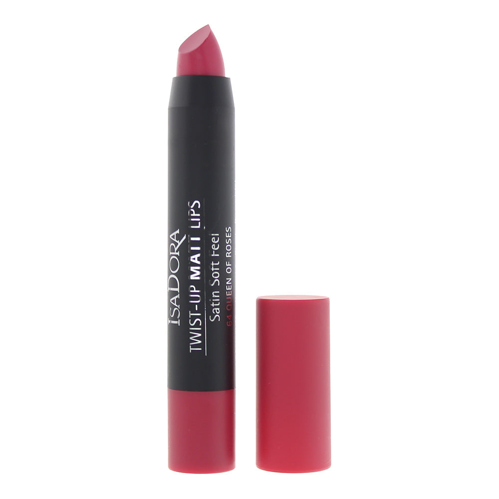 Isadora Twist-Up Matt Lips 64 Queen of Roses 3.3g - Glow Empire