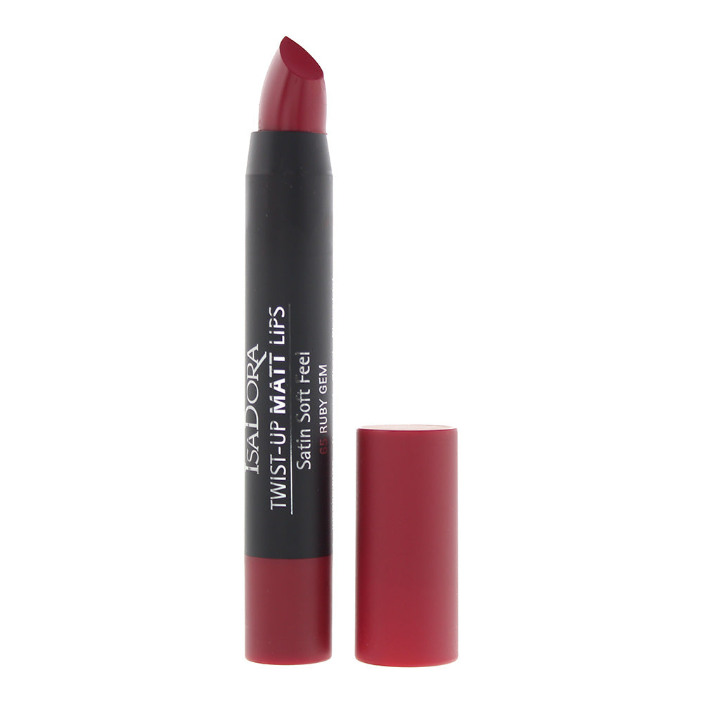 Isadora Twist-Up Matt Lips 65 Ruby Gem 3.3g - Glow Empire