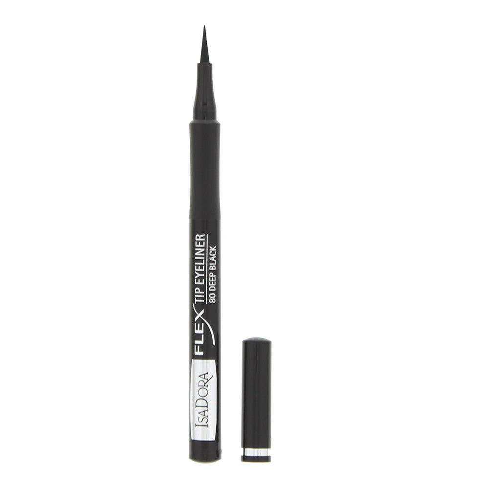 IsaDora Flex Tip Eyeliner 1.2ml - 80 Deep Black - Glow Empire