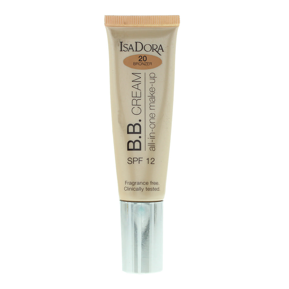 IsaDora All-In-One Make-Up B.B Cream Foundation SPF12 35ml - 20 Bronzer - Glow Empire