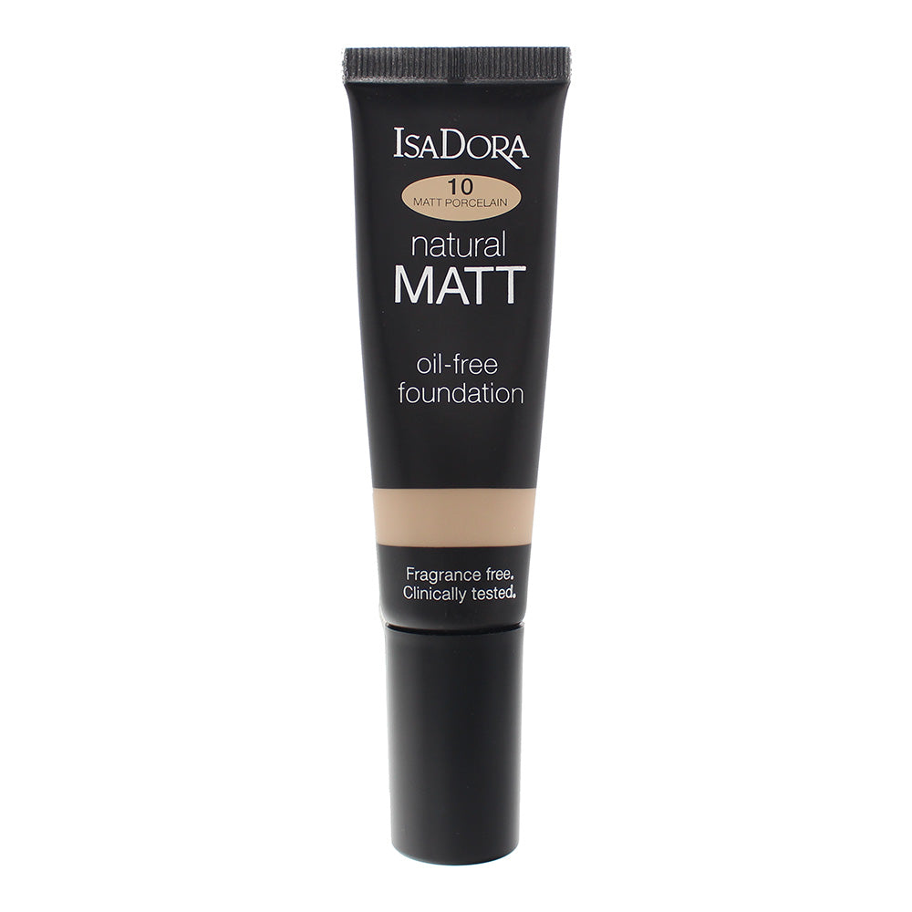 Isadora Natural Matt Oil-Free 10 Porcelain Foundation 35ml - Glow Empire