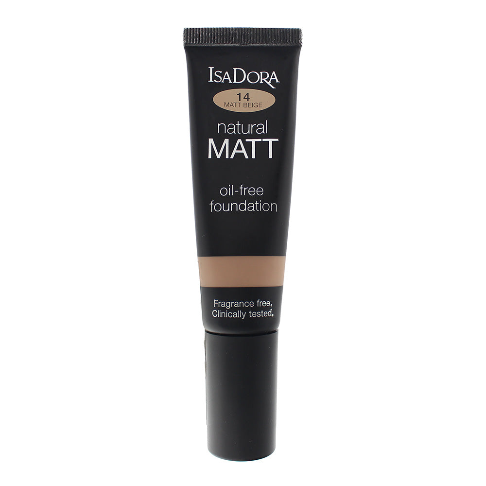 Isadora Natural Matt Oil-Free 14 Matt Beige Foundation 35ml - Glow Empire