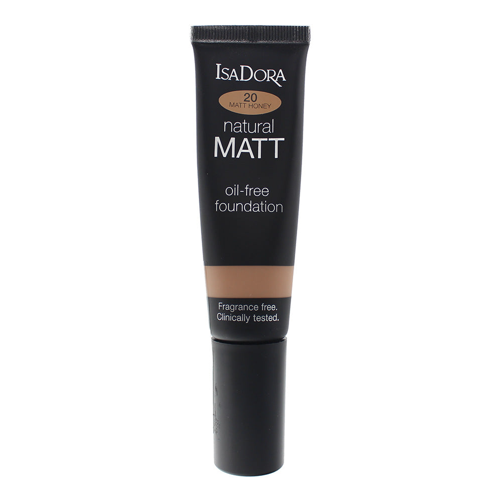 IsaDora Natural Matt Oil-Free Foundation 35ml - 20 Honey - Glow Empire