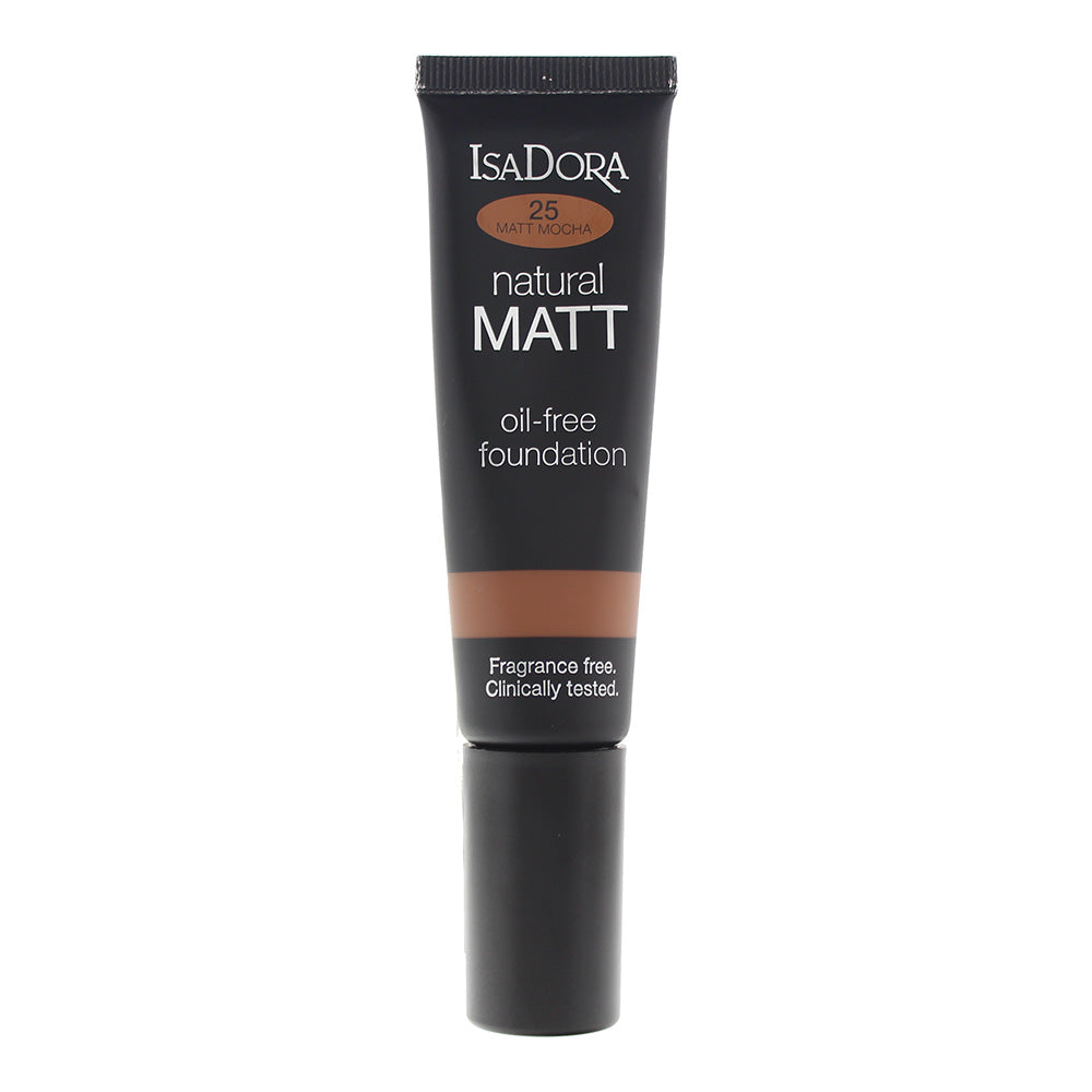 IsaDora Natural Matt Oil-Free Foundation 35ml - 25 Mocha - Glow Empire