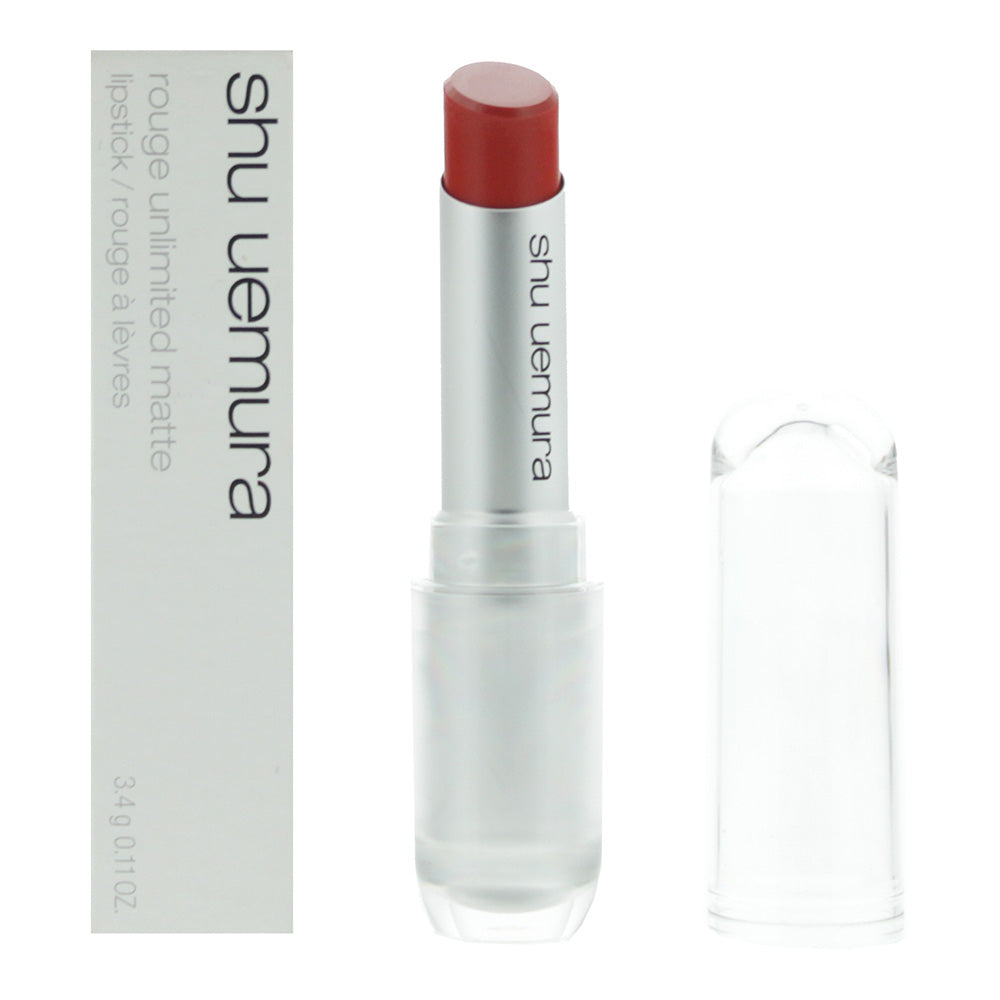 Shu Uemura Rouge Unlimited Matte Lipstick 3.4g - M OR 592 - Glow Empire