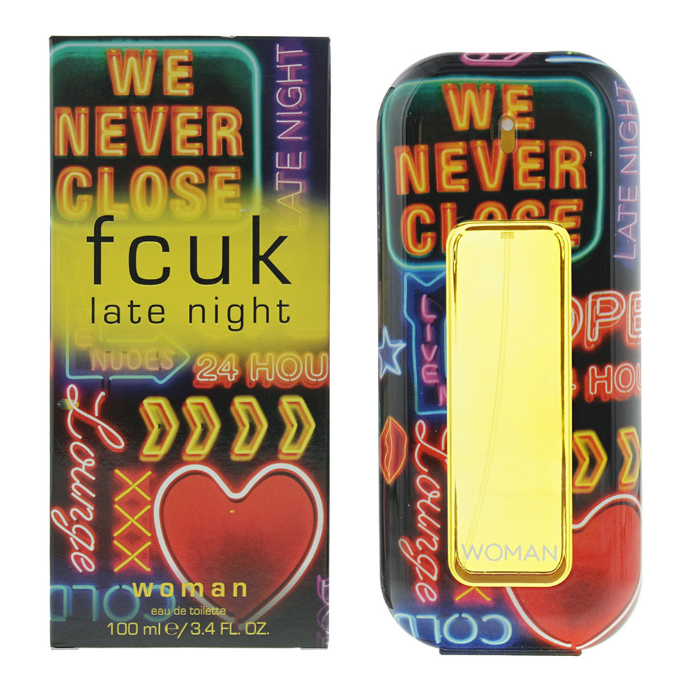 FCUK Late Night Woman Eau de Toilette 100ml - Glow Empire