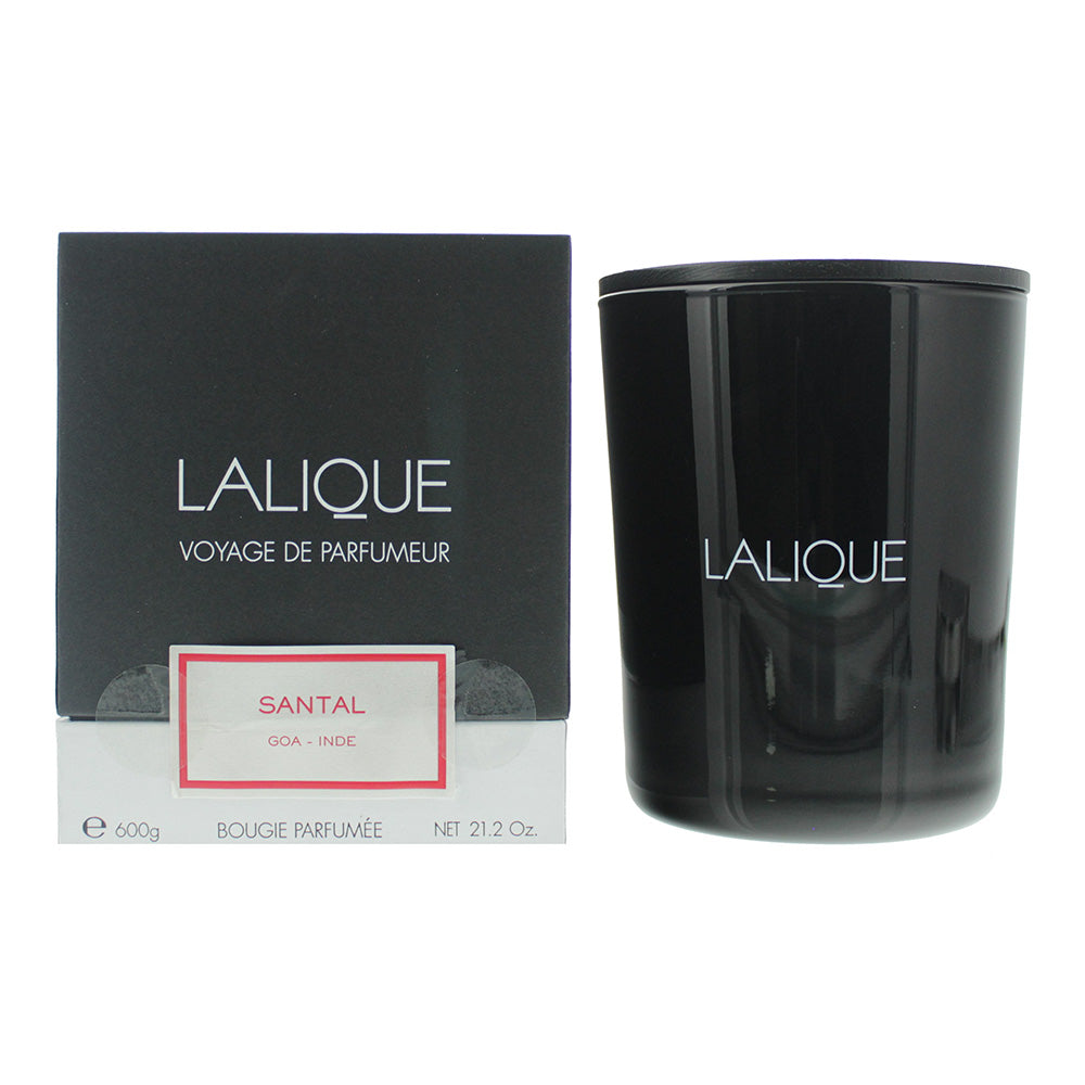 Lalique Candle 600g - Santal Goa - Glow Empire