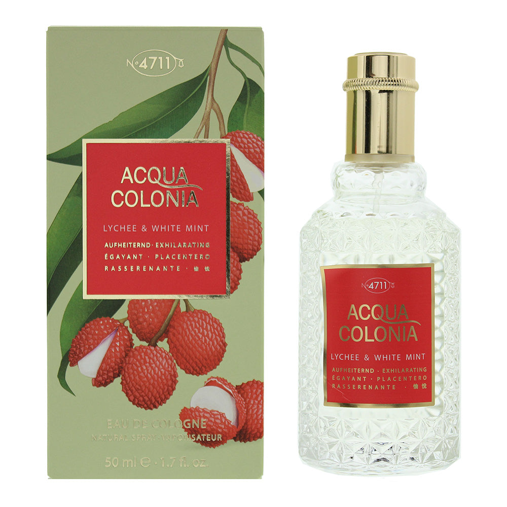 4711 Acqua Colonia Lychee White Mint Eau de Cologne 50ml - Glow Empire
