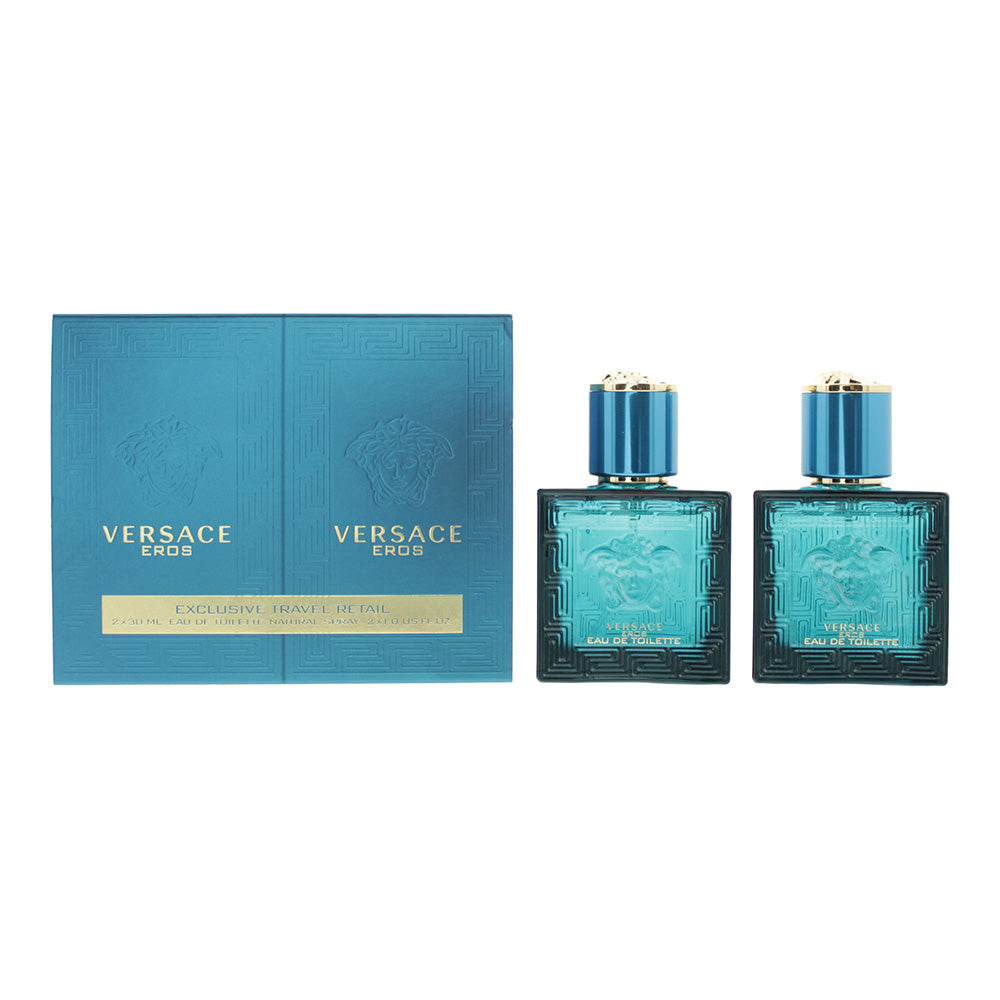 Versace Eros Gift Set 2 x 30ml EDT - Glow Empire