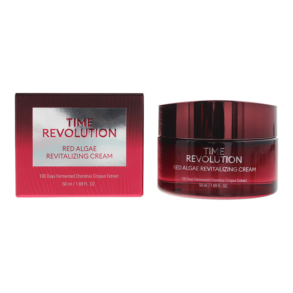 Missha Time Revolution Red Algae Revitalizing Face Cream 50ml - Glow Empire
