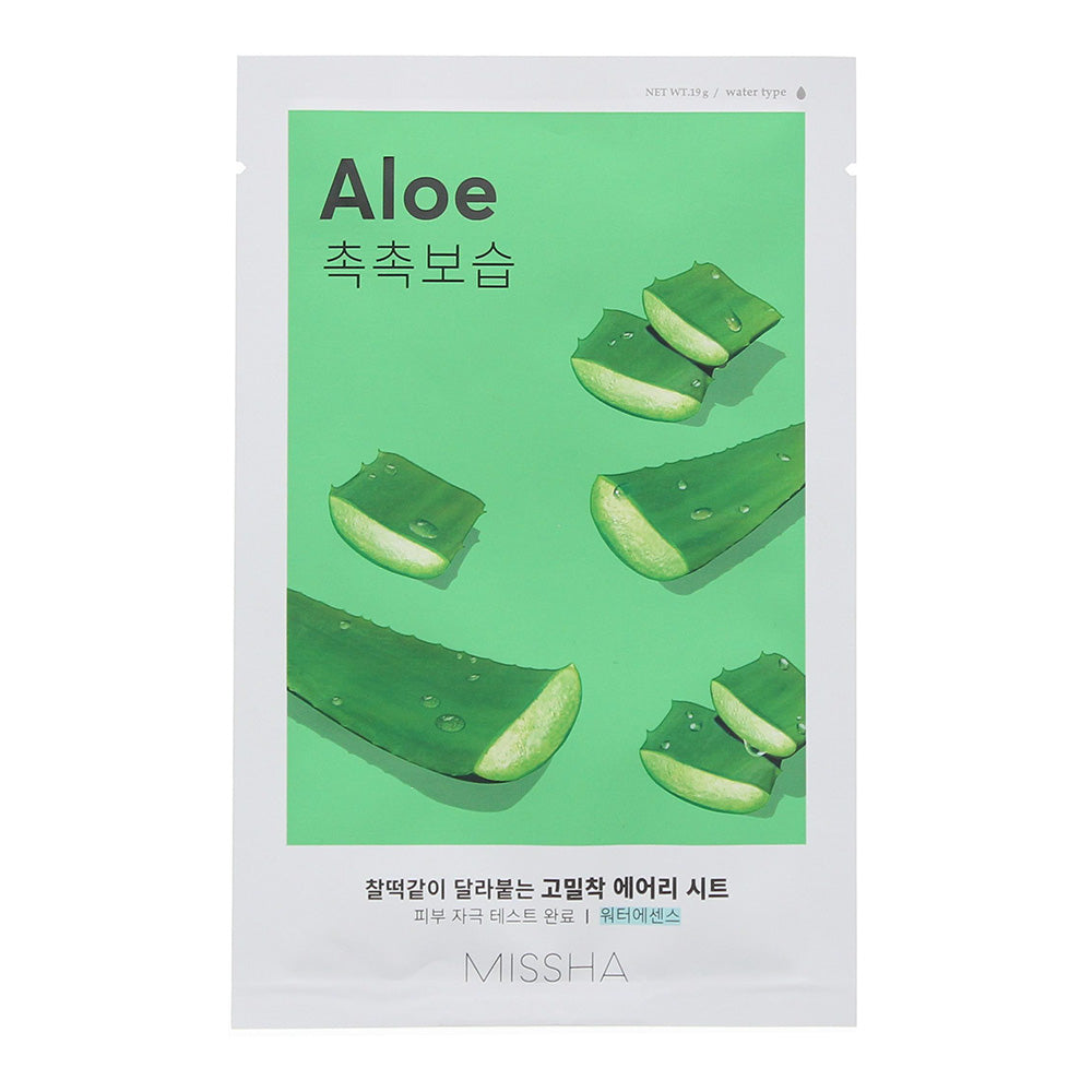 Missha Airy Fit Sheet Mask 19g - Aloe - Glow Empire