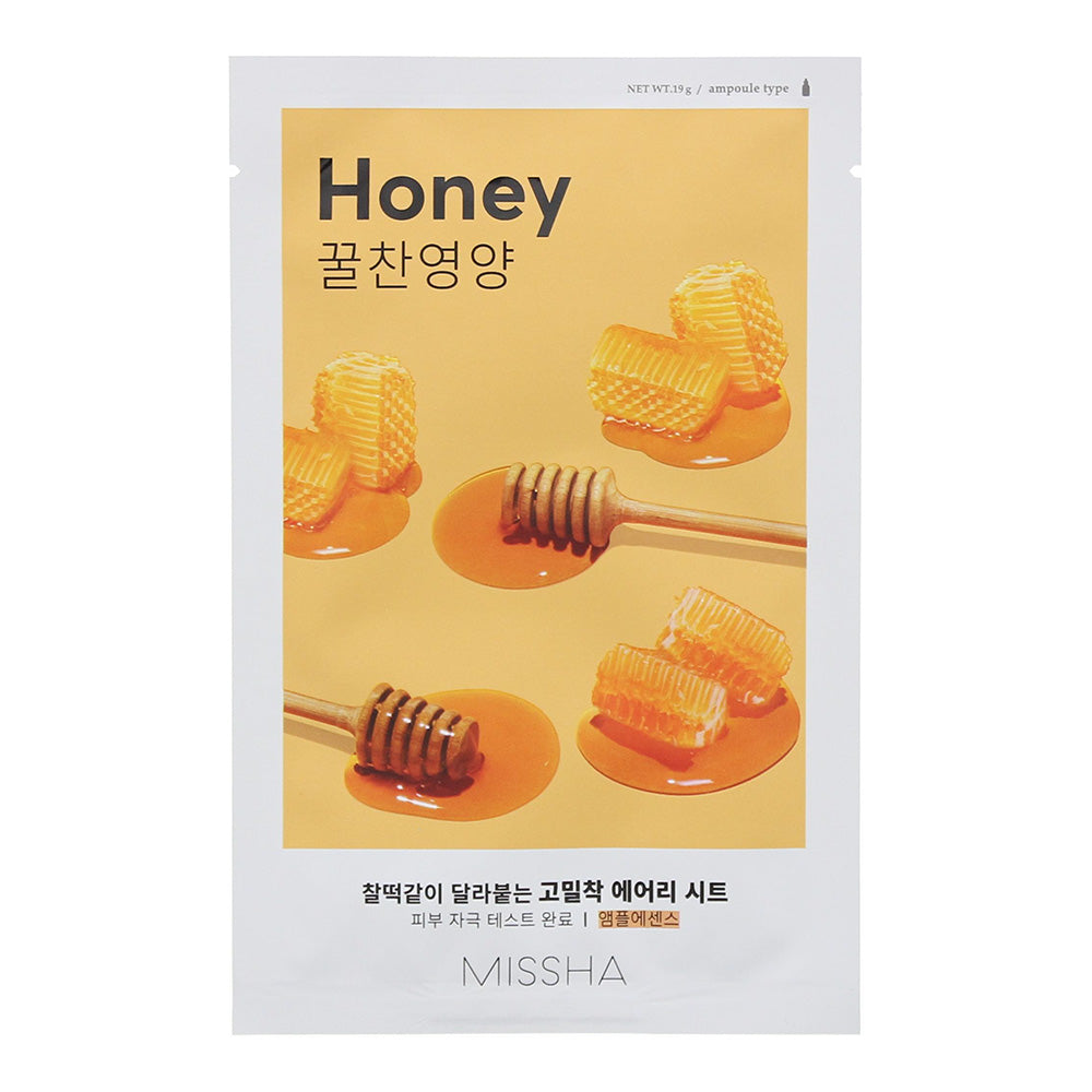 Missha Airy Fit Sheet Mask 19g - Honey - Glow Empire