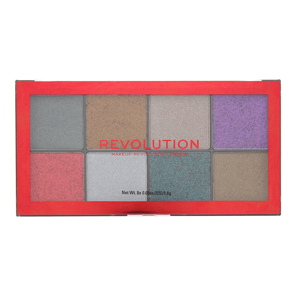 Revolution Possessed Glitter Makeup Palette 8 x 1.6g - Glow Empire