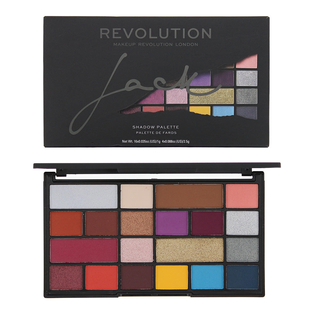 Revolution Jack Eye Shadow Palette 16 x 1g & 4 x 2.5g - Glow Empire