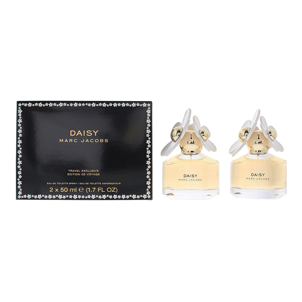 Marc Jacobs Daisy 2 Piece Gift Set: Eau De Toilette 2 X 50ml - Glow Empire