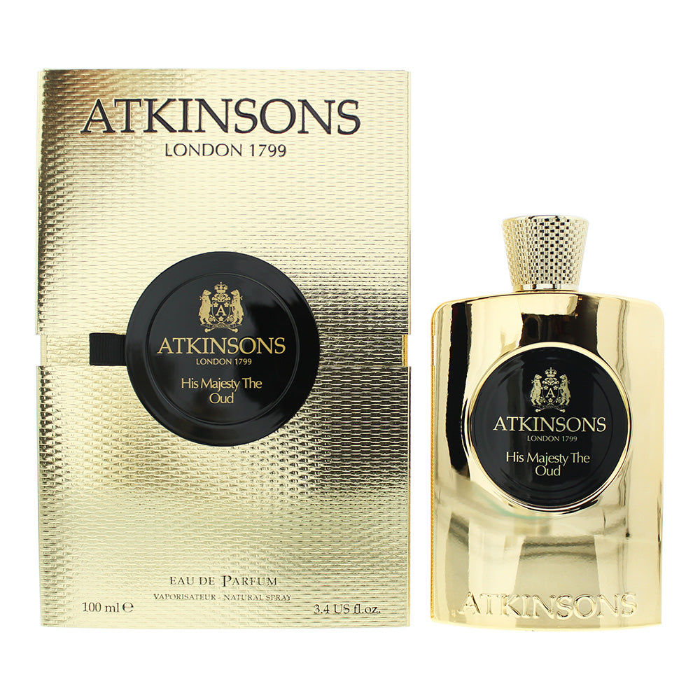 Atkinsons His Majesty The Oud Eau de Parfum 100ml Spray  - Glow Empire