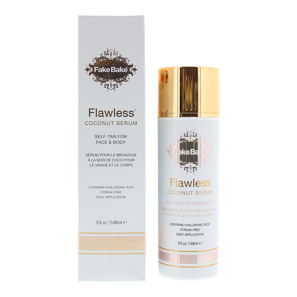 Fake Bake Flawless Coconut Self-Tan For Face & Body Serum 148ml - Glow Empire