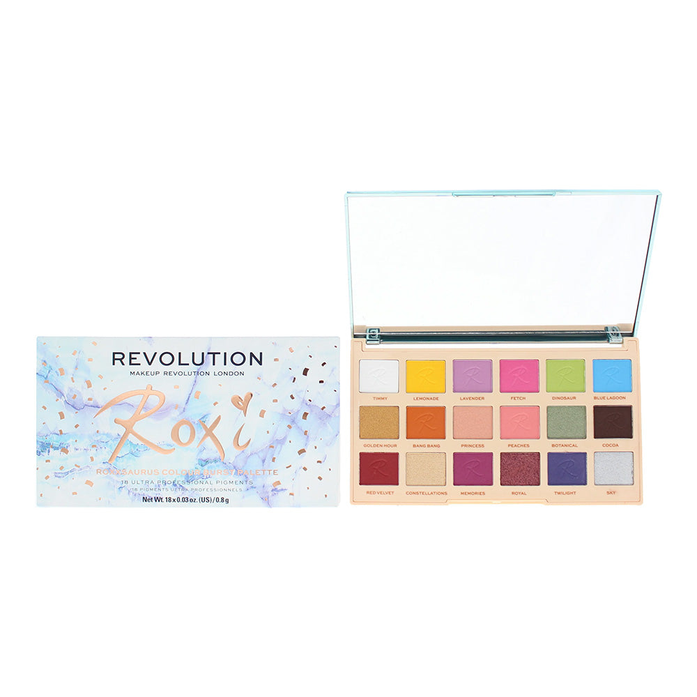 Revolution Roxi Roxxsaurus Colour Burst Eye Shadow Palette 18 x 0.8g - Glow Empire
