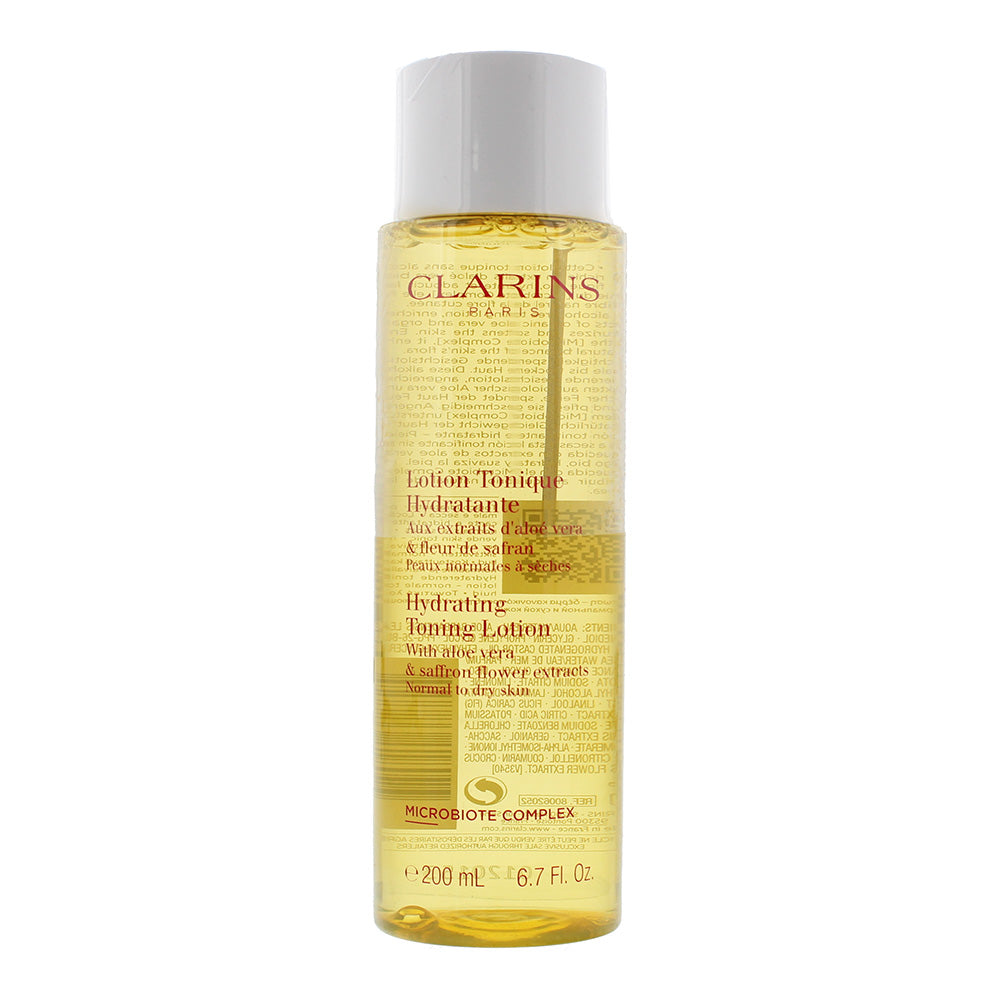 Clarins Hydrating Toning Lotion 200ml (For Normal to Dry Skin) - Glow Empire