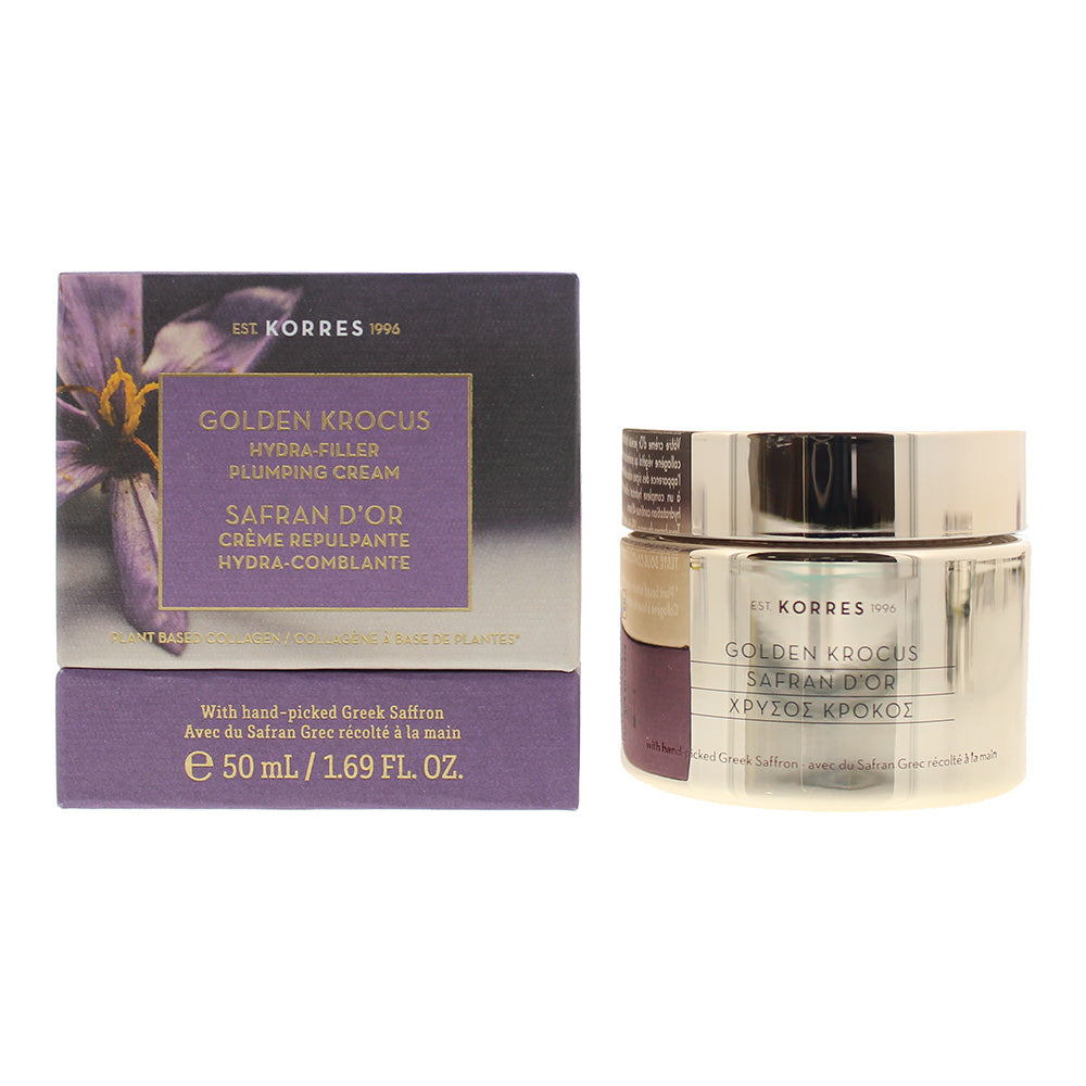 Korres Golden Krocus Hydra-Filler Plumping Face Cream 50ml - Glow Empire