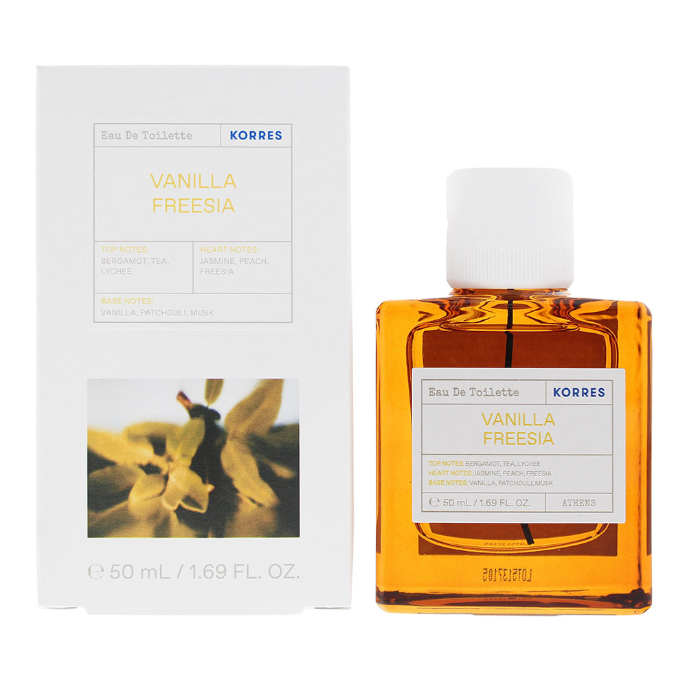 Korres Vanilla Freesia Eau de Toilette 50ml Spray - Glow Empire