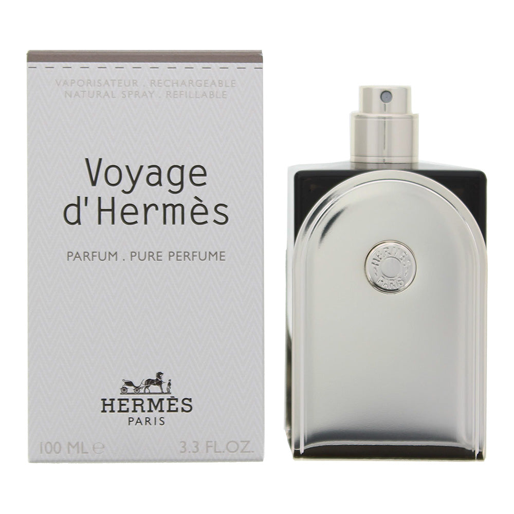 Hermès Voyage d'Hermès Pure Perfume 100ml Natural Spray - Refillable  - Glow Empire