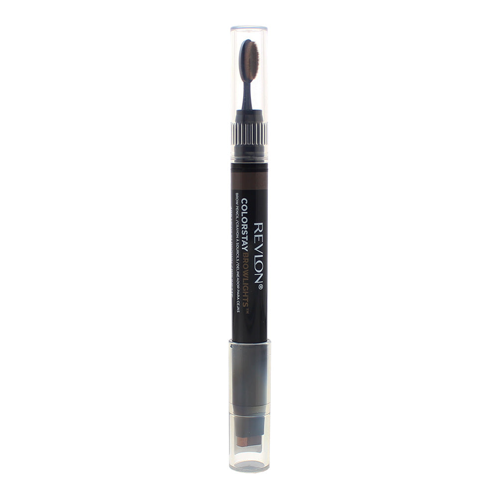 Revlon ColorStay Browlights 408 Medium Brown Brunette Eyebrow Pomade Pencil 1.1g - Glow Empire