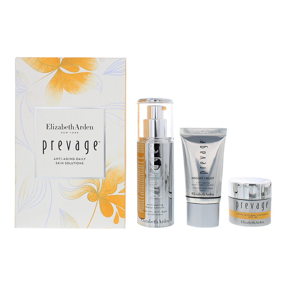 Elizabeth Arden Prevage 3-Piece Gift Set (Daily Serum 30ml, Moisturizing Cream 15ml, Overnight Cream 15ml) - Glow Empire
